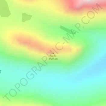 Nállu topographic map, elevation, terrain