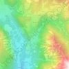 Graines topographic map, elevation, terrain