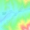 Las Mollacas topographic map, elevation, terrain