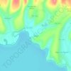 Tapoje topographic map, elevation, terrain