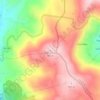 Vale Escuro topographic map, elevation, terrain