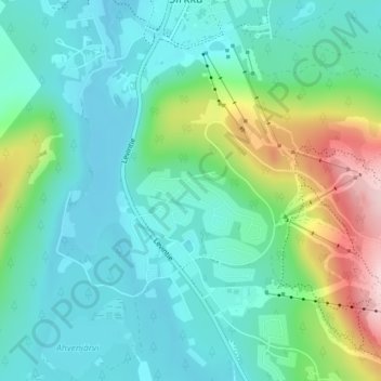 Koutamaa topographic map, elevation, terrain