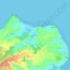 Big Bay topographic map, elevation, terrain