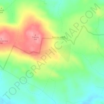 Carricknagapple topographic map, elevation, terrain