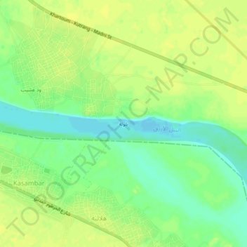 Balulah topographic map, elevation, terrain