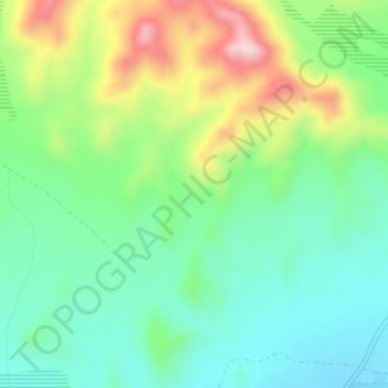 Recobero topographic map, elevation, terrain