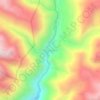 Patacancha topographic map, elevation, terrain