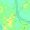 Pelayangan topographic map, elevation, terrain