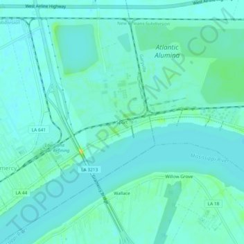 Sport topographic map, elevation, terrain