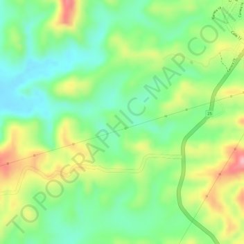 Muchacho topographic map, elevation, terrain