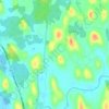 Plush topographic map, elevation, terrain