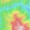 La Collina topographic map, elevation, terrain