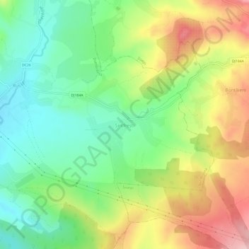 Șindrești topographic map, elevation, terrain