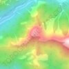 Cerro La Campana topographic map, elevation, terrain