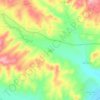 Kashan topographic map, elevation, terrain