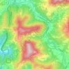 Vallecalda topographic map, elevation, terrain