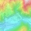 Cries topographic map, elevation, terrain