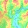 O Pedrouzo topographic map, elevation, terrain