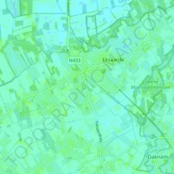 Bautschoot topographic map, elevation, terrain