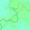 Kelinjau Ilir topographic map, elevation, terrain