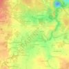 Les Fromentaux topographic map, elevation, terrain