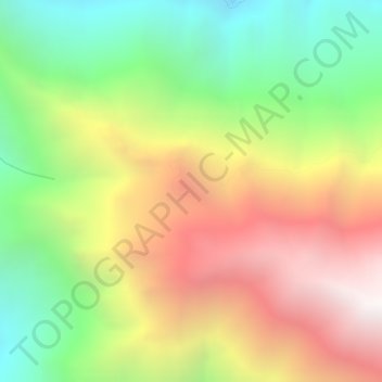 Rupac topographic map, elevation, terrain