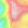 Mount Hubbard topographic map, elevation, terrain