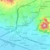 Jatinangor topographic map, elevation, terrain