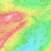 Manzen topographic map, elevation, terrain