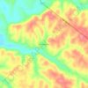 Primm Springs topographic map, elevation, terrain
