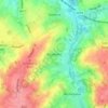 Rozebeke topographic map, elevation, terrain