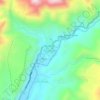 Patapampa topographic map, elevation, terrain
