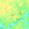 Saint-Germain topographic map, elevation, terrain