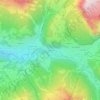 La Poza topographic map, elevation, terrain
