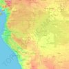 Republic of the Congo topographic map, elevation, terrain