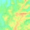 Cempaka topographic map, elevation, terrain