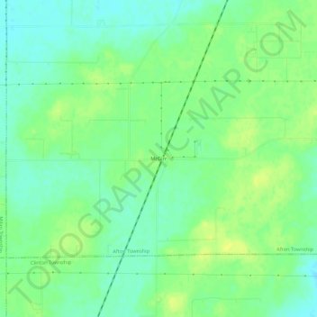 McGirr topographic map, elevation, terrain