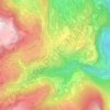 Cazzano topographic map, elevation, terrain