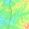 Sainte Madeleine topographic map, elevation, terrain