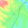 Torre do Bispo topographic map, elevation, terrain