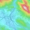 Irurtzun topographic map, elevation, terrain