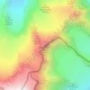 Mont Maudit / Monte Maudit topographic map, elevation, terrain
