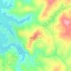 Doll Mountain topographic map, elevation, terrain