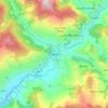 Chainpur topographic map, elevation, terrain