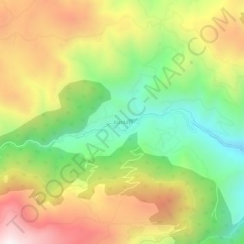 Kızıltaş topographic map, elevation, terrain
