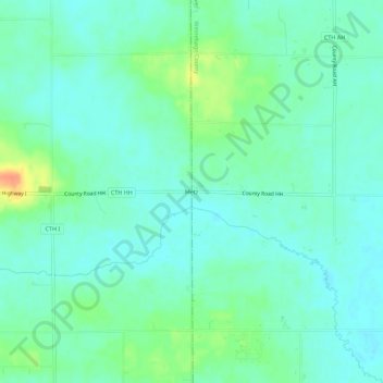 Metz topographic map, elevation, terrain