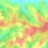 Lutte topographic map, elevation, terrain