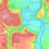 Neckarmühlbach topographic map, elevation, terrain