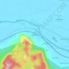 Teliagarhi topographic map, elevation, terrain