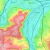 La Plante topographic map, elevation, terrain